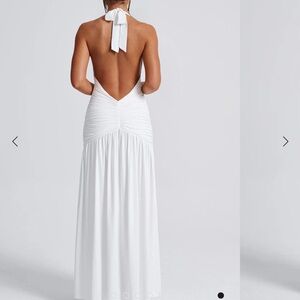 Babyboo Melania white maxi dress NWT